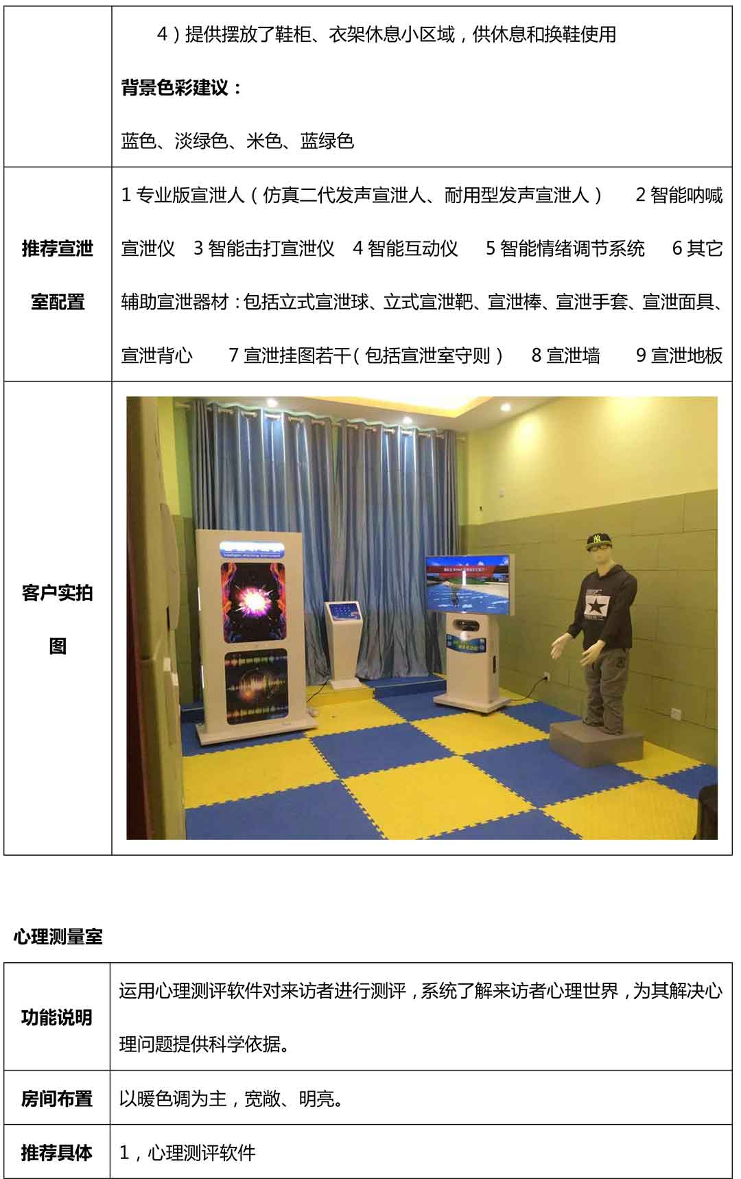 长沙某小学心理咨询室建设方案